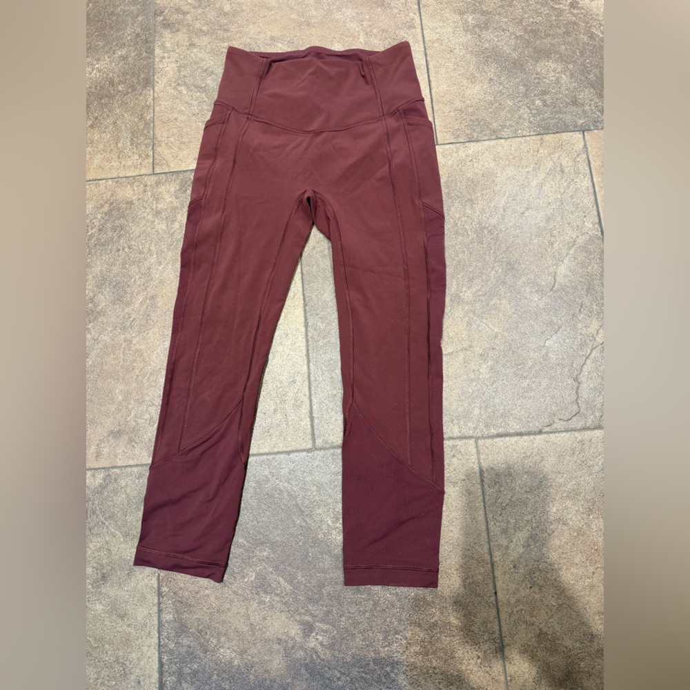 Lululemon Athletica Burgundy Pants